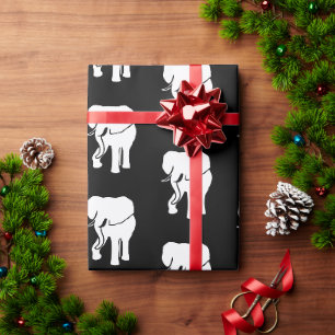 White Elephant Geschenk Austausch Weihnachtsspiel Geschenkpapier
