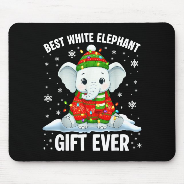 White Elephant Pjs For Adults Under 15 20  Mousepad (Vorne)