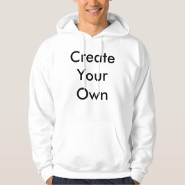 White Erstellen Sie Ihr eigenes T-Shirt für Männer Hoodie