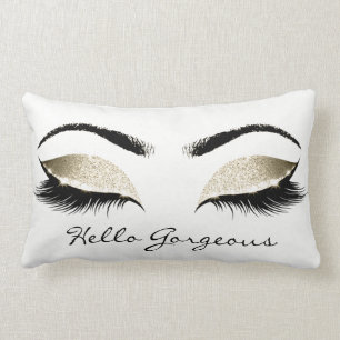 White Eyes Makeup Lash Hallo Gorgeous Champaigne1 Lendenkissen
