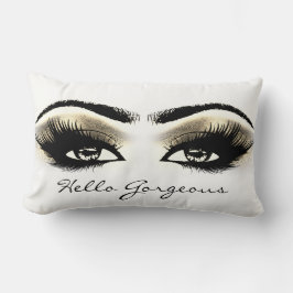 White Eyes Makeup Lash Hallo Gorgeous Gold Eyes Lendenkissen