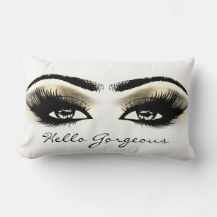 White Eyes Makeup Lash Hallo Gorgeous Gold Eyes Lendenkissen