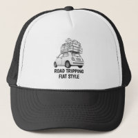 White Fiat Car Hat