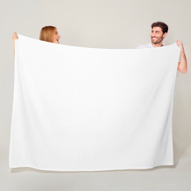 White Fleece Blanket (Beispiel)