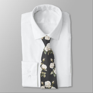 White Flowers on a Sharp Dressed Man Krawatte