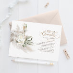 White Flowers Pampas Grass Greenery Bridal Brunch Einladung<br><div class="desc">Pampas grass,  white flowers,  sage light green greenery elegant boho bridal shower invitations - Bridal Brunch</div>