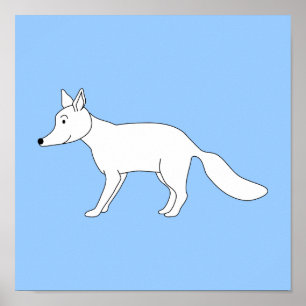 White Fox. Poster