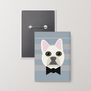 White French Bulldog, Streifen Button