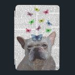 White French Bulldog und Butterfliegen iPad Mini Hülle<br><div class="desc">Haustiere</div>