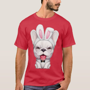White French Bulldog Weber Osterfest Sonniges Ohr T-Shirt