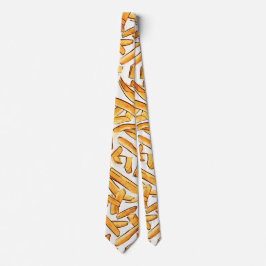 White French Fries Neck Tie Krawatte