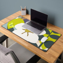 White Gardenia Abstrakt Florals Farbblock Moderner