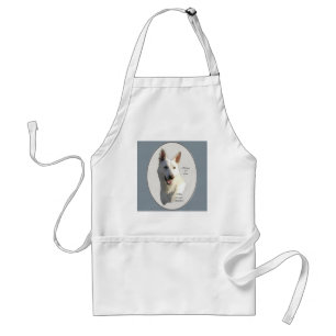 White German Shepherd Geschenke Schürze