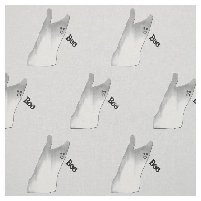 White Ghost Boo Stoff (Muster)