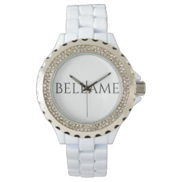 White Glam Watch Armbanduhr