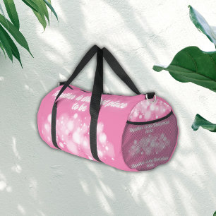 White Glow "Together is the Best place to Be" Duffle Bag