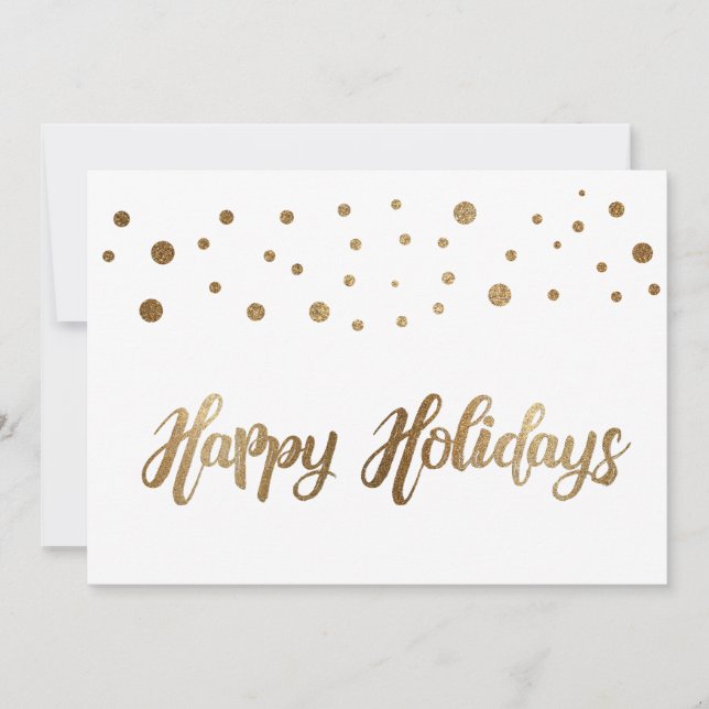 White Gold Happy Holidays Company Weihnachten (Vorderseite)