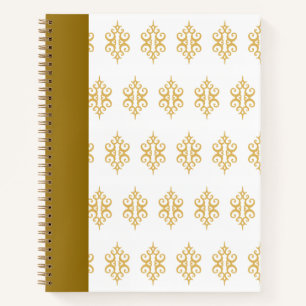 White Gold Lace Gästebuch Notebook Geschenk Notizbuch