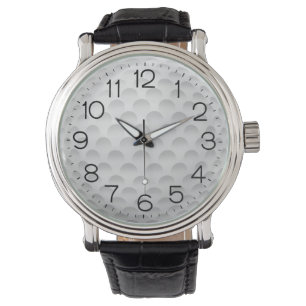 White Golf Ball Design Armbanduhr