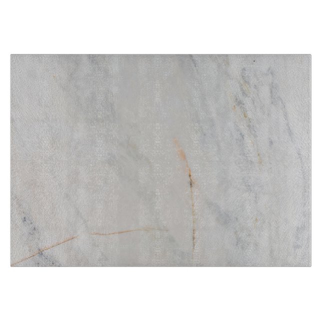 White Gray Marmor Cutting Board Schneidebrett (Vorderseite)