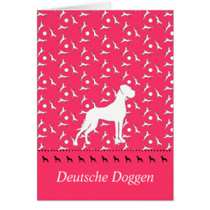 White Great Dane Silhouette