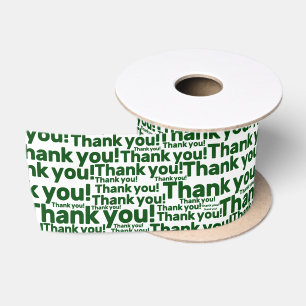 White & Green Rasenpflege Service Vielen Dank! Sat Satinband
