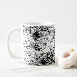 White Grunge Kaffeetasse