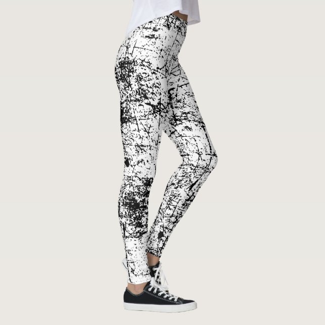 White Grunge Leggings (Rechts)