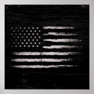 White Grunge Poster