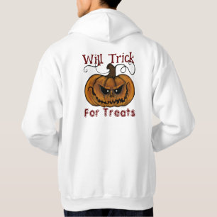 WHITE HALLOWEEN HOODIE TRICK FÜR LECKEREIEN