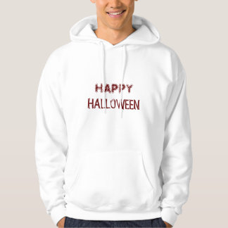 White Happy Halloween Sweat - shirt à capuche Will