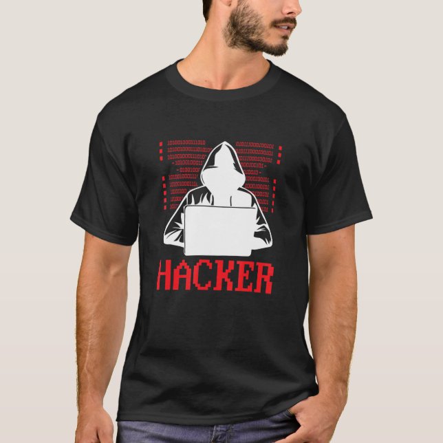White Hat Hacker Ethical Hacking T-Shirt (Vorderseite)