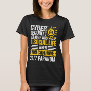 White Hat Hacker für Cyber Warrior und Ethical Hac T-Shirt