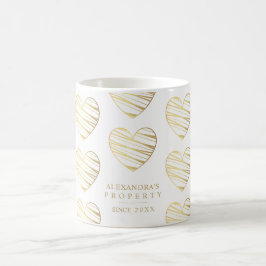 White Heart Best Friends All Occasion Gift  Kaffeetasse
