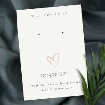 WHITE HEART FLOWER GIRL GIFT EARRING ANZEIGE