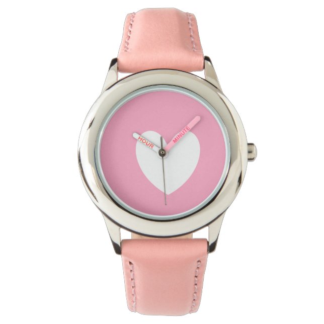 White Heart Watch Armbanduhr (Vorderseite)