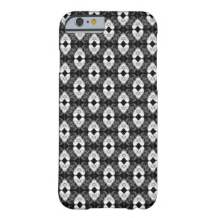 White hearts on Black Pattern iPhone 5 Case