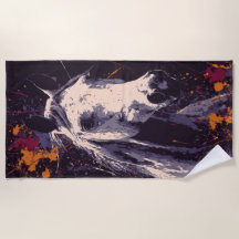 White Horse Art – Moderne Spritzdesign-Kunst