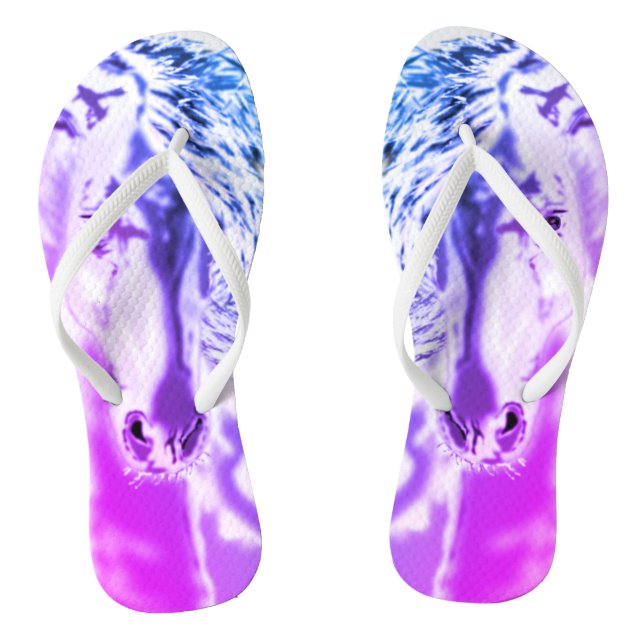 White Horse Flip Flops (Fußbett)