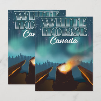 White Horse Kanada Reiseplakat