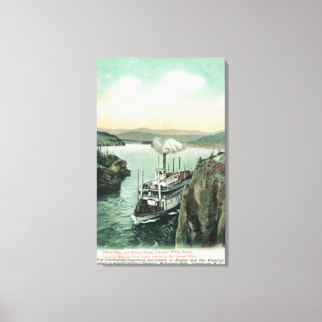 White Horse Steamer Leinwanddruck (Vorderseite)
