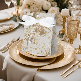 White Hummingbird Blume Bouquet Favor Box Geschenkschachtel