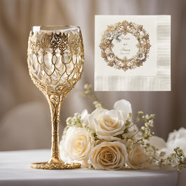 White Hummingbird Cocktail Napkins Serviette