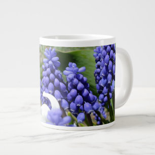 White Hyacinth N Lila Muscari Spezielle Tasse