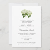 White Hydrangea Grand Millennium Joint Baby Shower