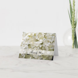 White Hydrangea Vielen Dank Dankeskarte