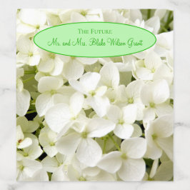 White Hydrangea Wedding Liner