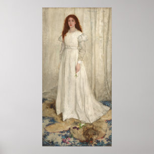 White - James McNeill Whistler Fine Art Poster