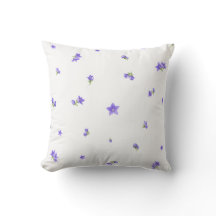 White Japanese Balloon Flower Floral Pattern