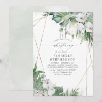 White King Protea und Orchids Tropical Christening